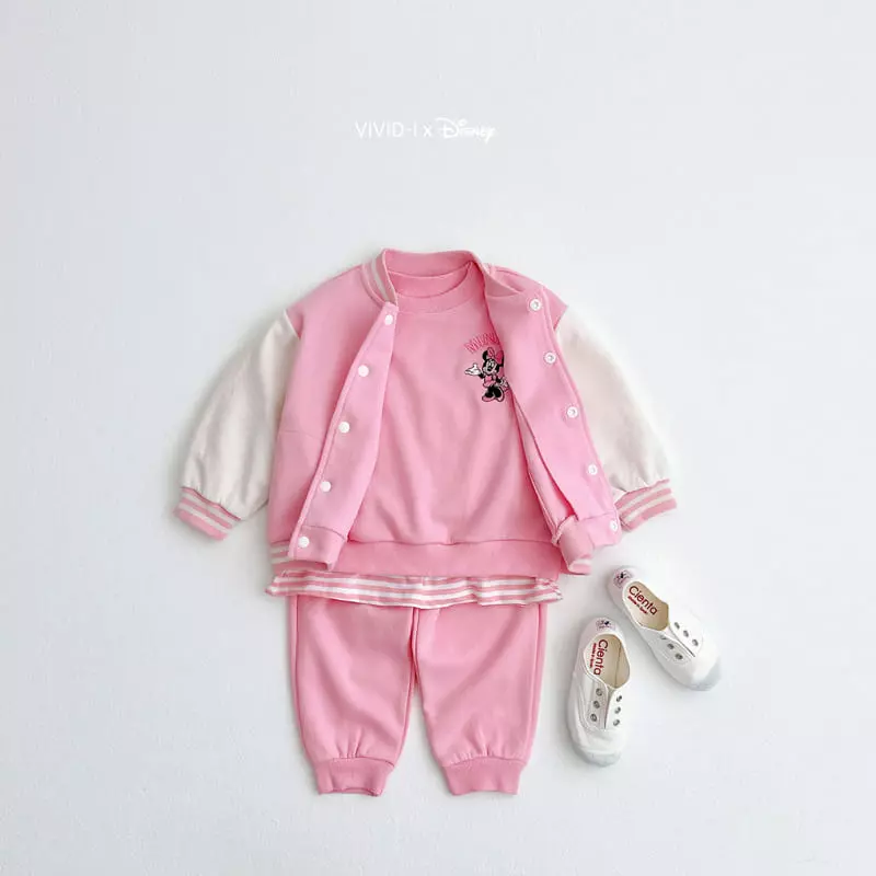 Vivid I - Korean Children Fashion - #magicofchildhood - Basic Baseball Jumper