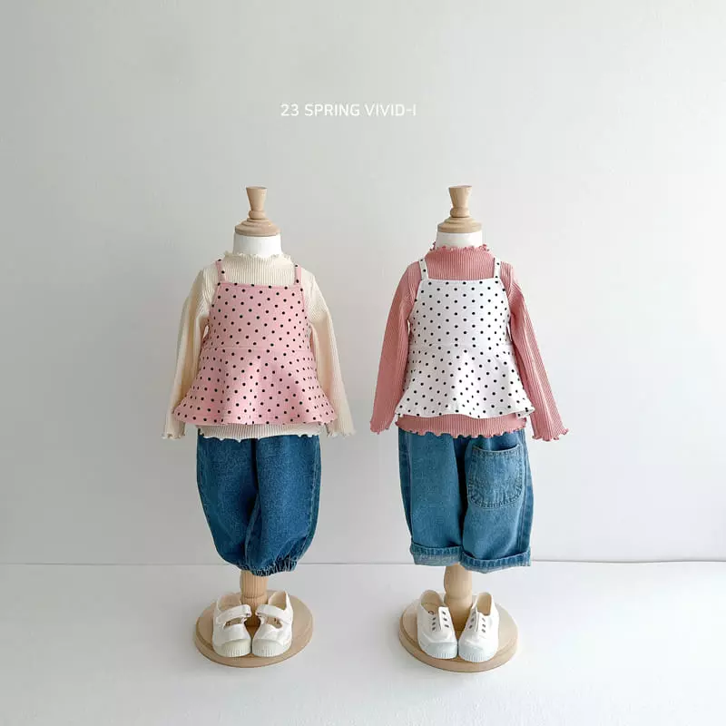 Vivid I - Korean Children Fashion - #magicofchildhood - Muzi Rib Tee - 3