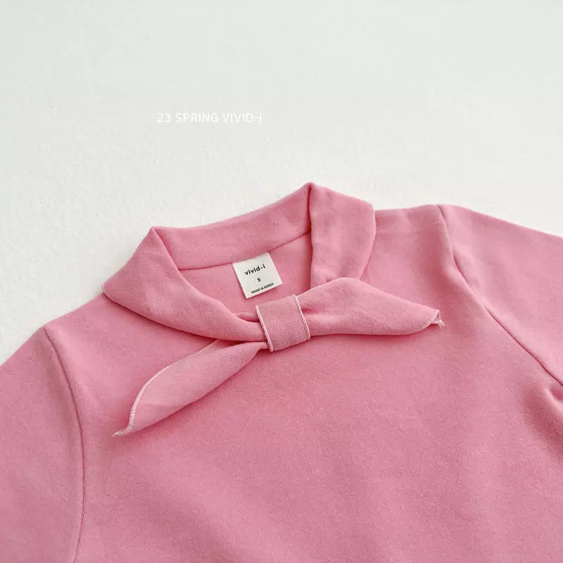 Vivid I - Korean Children Fashion - #magicofchildhood - Point Ribbon Tee - 12