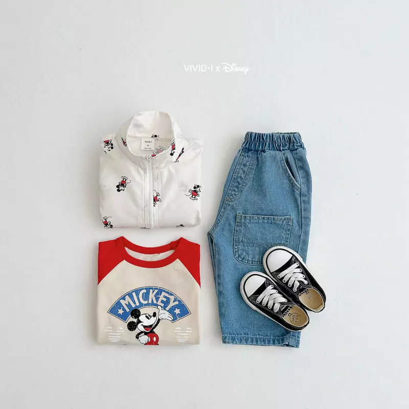 Vivid I - Korean Children Fashion - #magicofchildhood - D Vintage Raglan Tee - 10