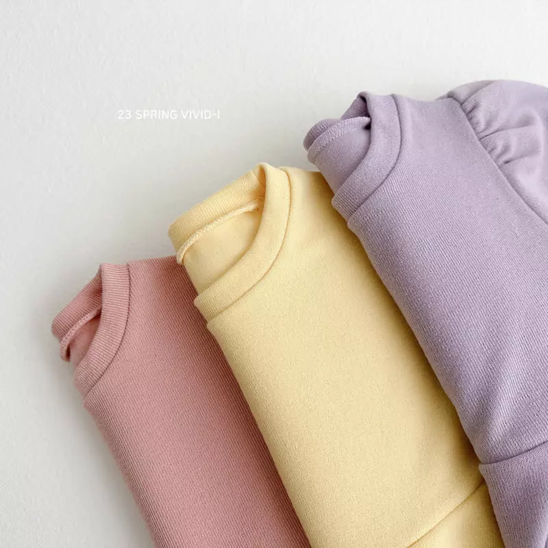 Vivid I - Korean Children Fashion - #magicofchildhood - Furea Top Bottom Set - 11
