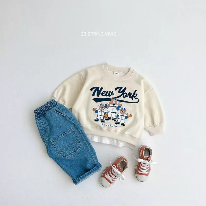 Vivid I - Korean Children Fashion - #magicofchildhood - Baseball Top Bottom Set - 5