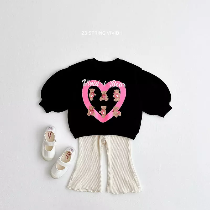 Vivid I - Korean Children Fashion - #minifashionista - Rib Wide Pants - 6