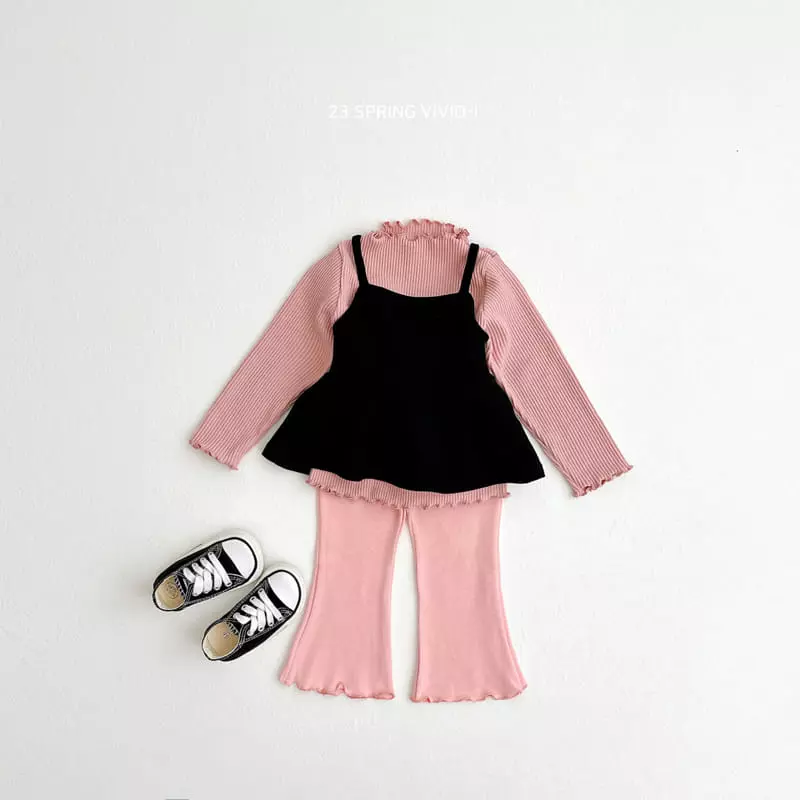 Vivid I - Korean Children Fashion - #magicofchildhood - Muzi Rib Tee - 4