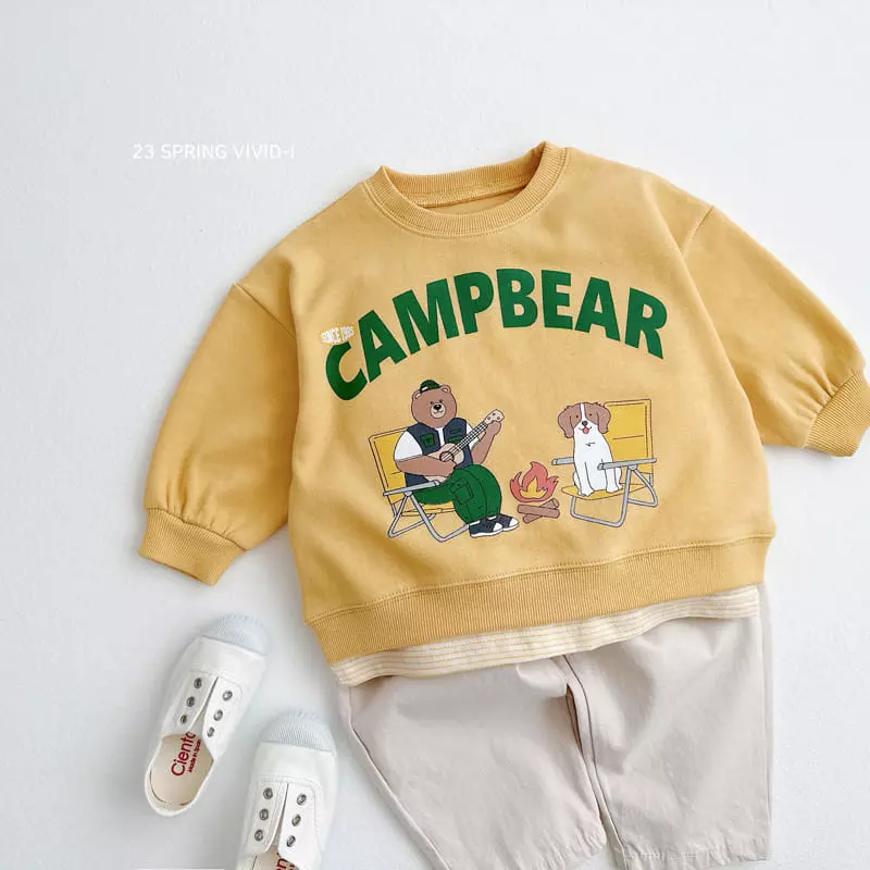 Vivid I - Korean Children Fashion - #minifashionista - Camp Bear Sweatshirt - 12
