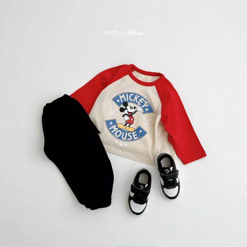 Vivid I - Korean Children Fashion - #minifashionista - D Vintage Raglan Tee - 11