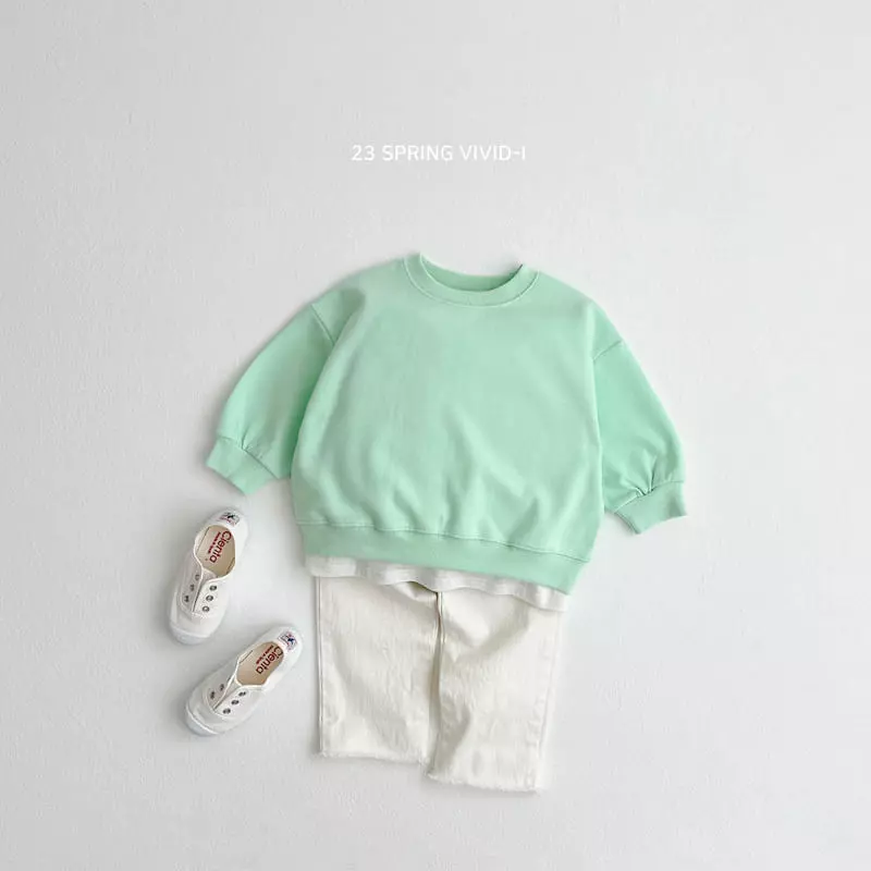 Vivid I - Korean Children Fashion - #minifashionista - 23 Spring Top Bottom Set - 11