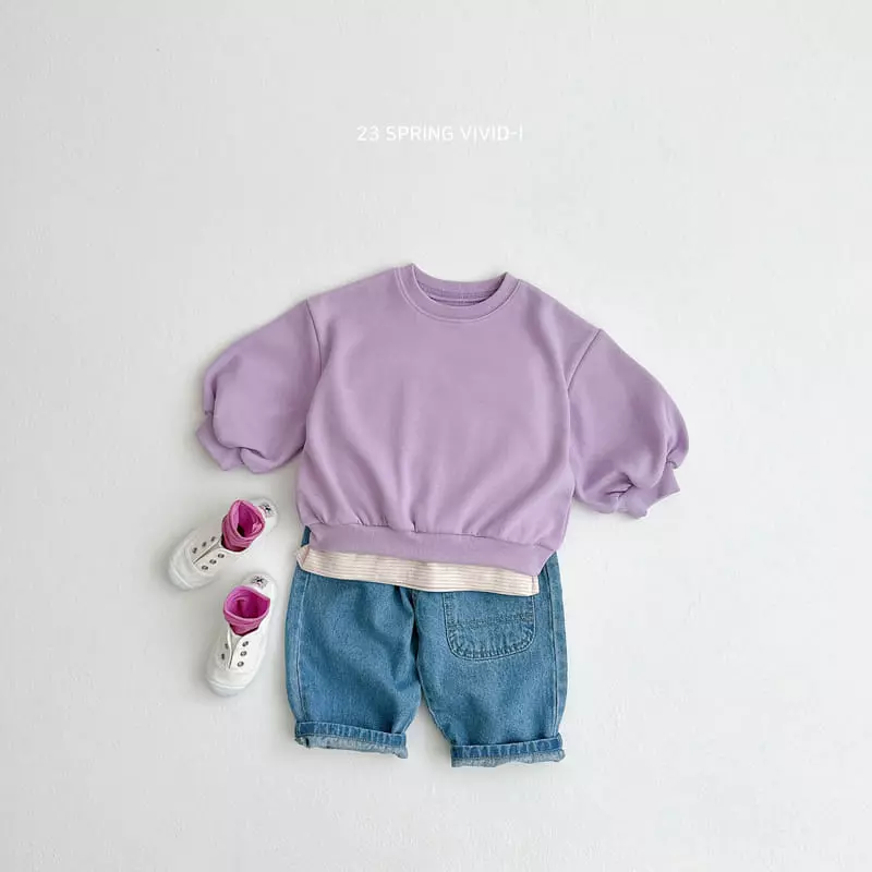 Vivid I - Korean Children Fashion - #minifashionista - Vivid Top Bottom sEt - 11