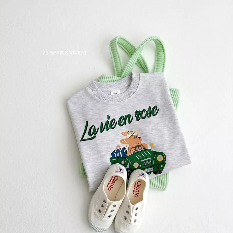Vivid I - Korean Children Fashion - #prettylittlegirls - Drive Puppy Sweatshirt - 7
