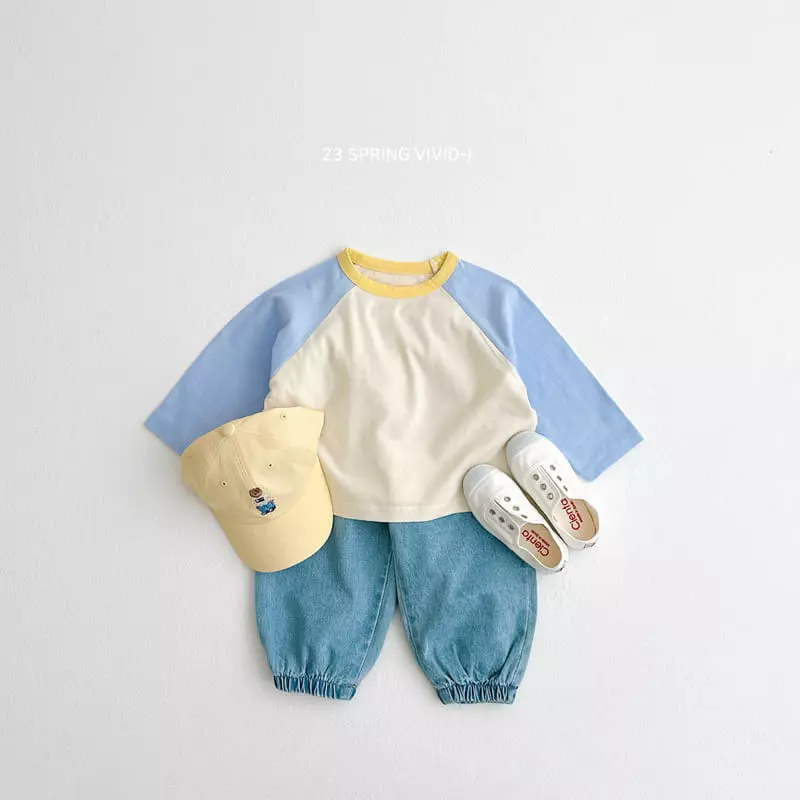 Vivid I - Korean Children Fashion - #prettylittlegirls - Candy Raglan Tee - 6