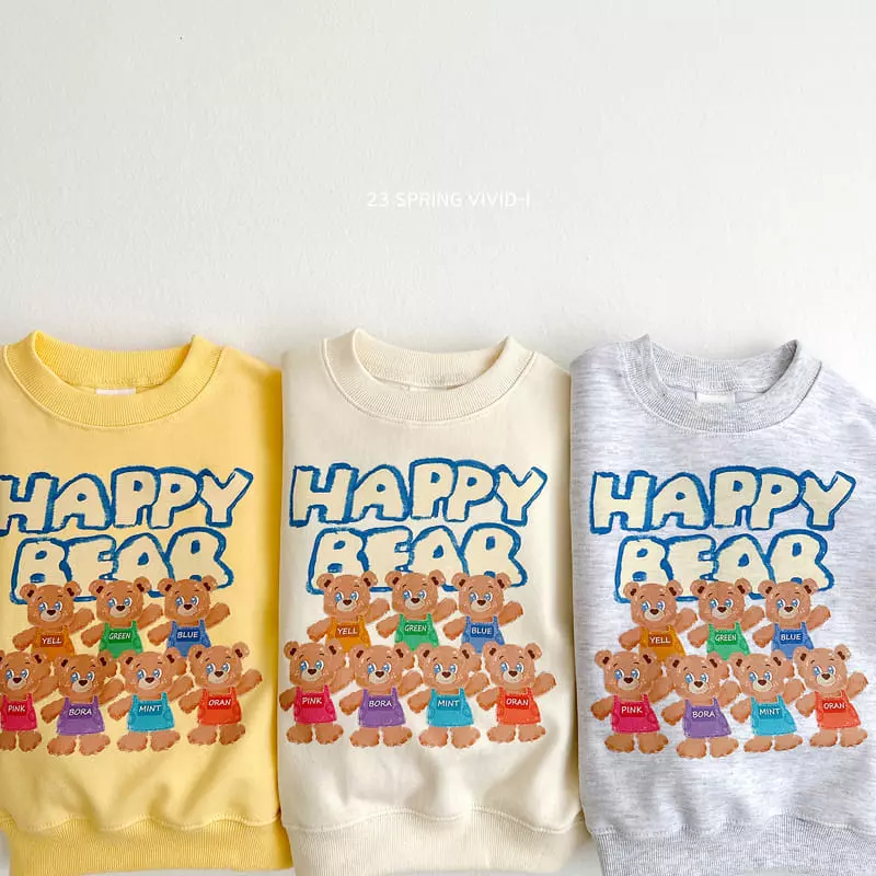 Vivid I - Korean Children Fashion - #prettylittlegirls - Rainbow Bear Hoody