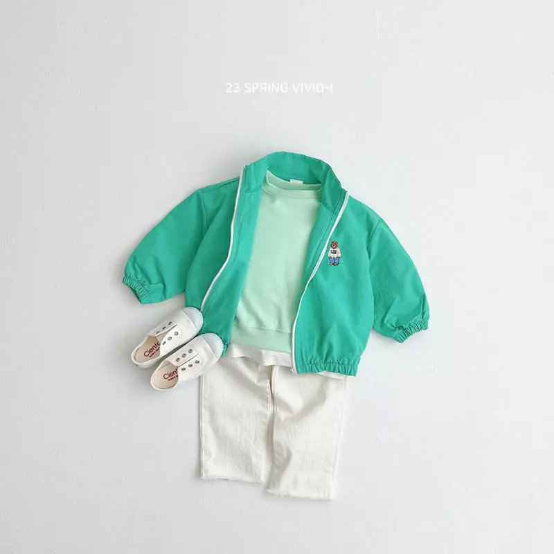 Vivid I - Korean Children Fashion - #prettylittlegirls - 23 Spring Top Bottom Set - 12