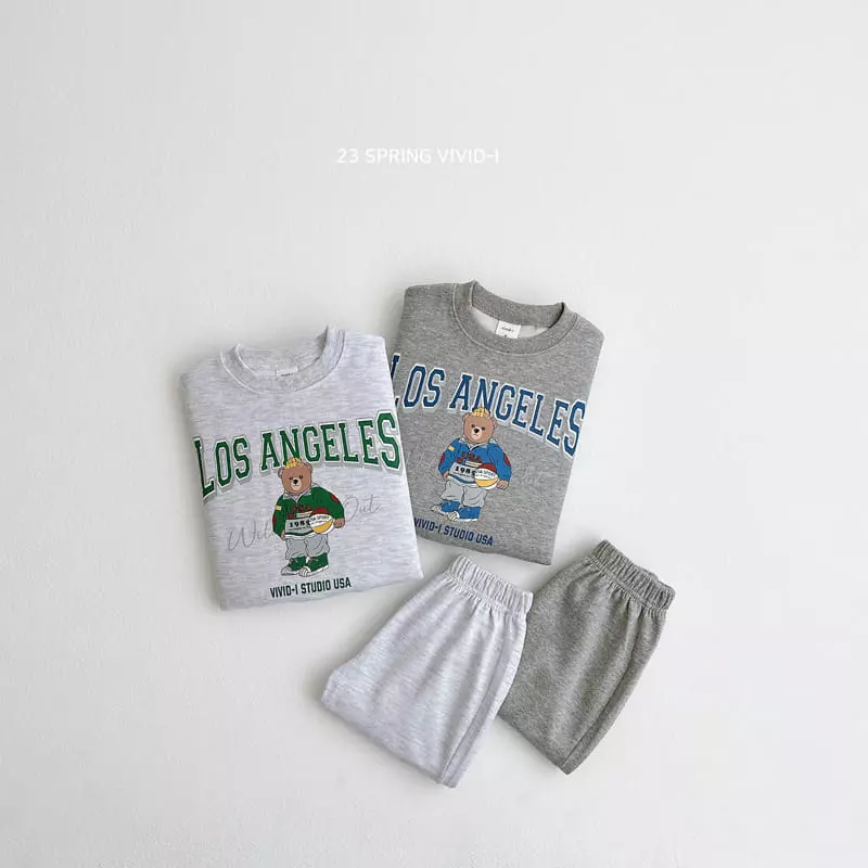 Vivid I - Korean Children Fashion - #stylishchildhood - Spring Top Bottom Set - 12