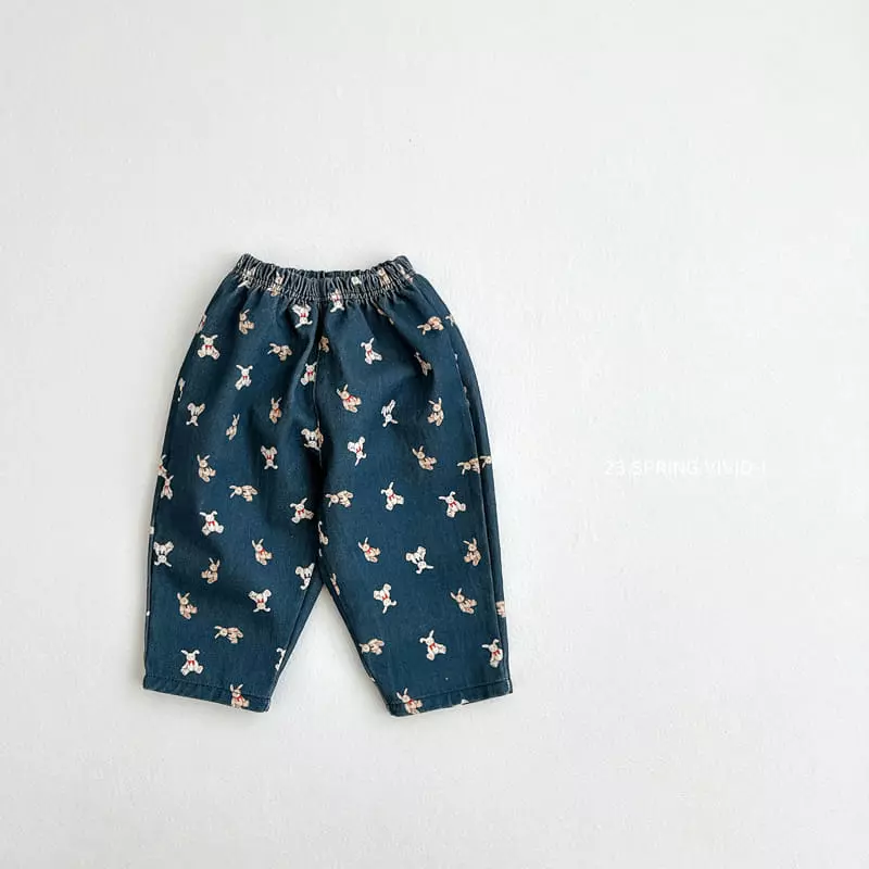 Vivid I - Korean Children Fashion - #todddlerfashion - Rabbit Pants - 3