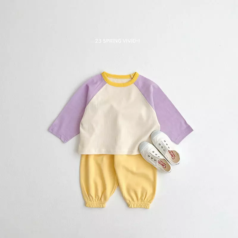 Vivid I - Korean Children Fashion - #todddlerfashion - Candy Raglan Tee - 7