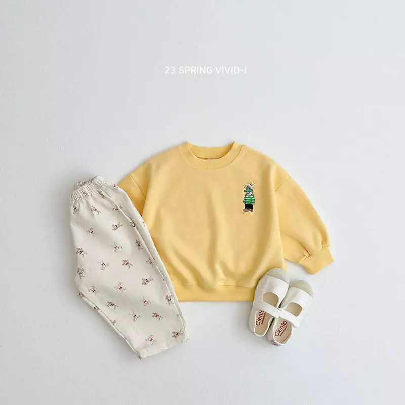 Vivid I - Korean Children Fashion - #todddlerfashion - Rabbit Pants - 4