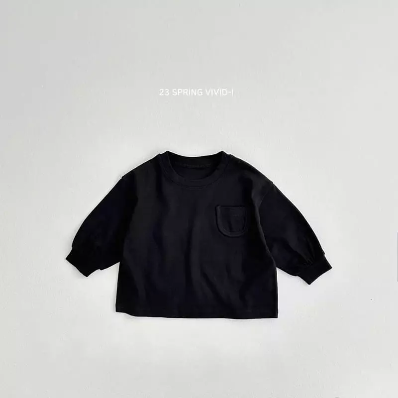 Vivid I - Korean Children Fashion - #toddlerclothing - Mini Pocket Tee - 6