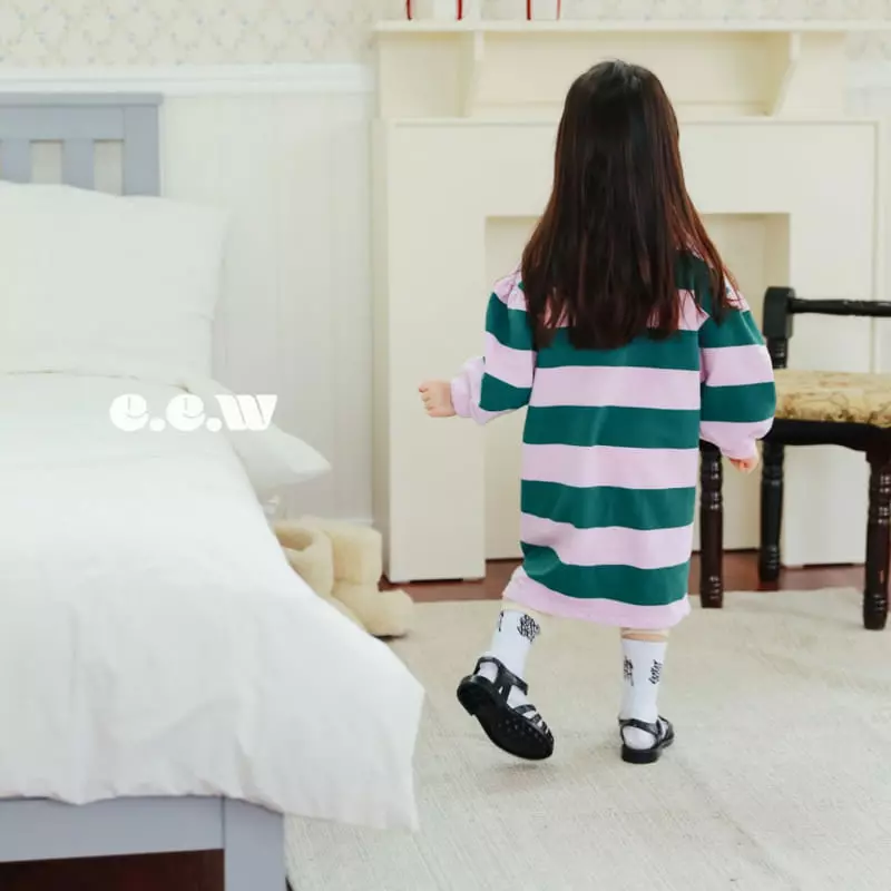 Wednesday - Korean Children Fashion - #childofig - Boarder One-piece - 8