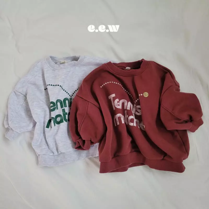 Wednesday - Korean Children Fashion - #kidsshorts - Tennis Sweatshirt