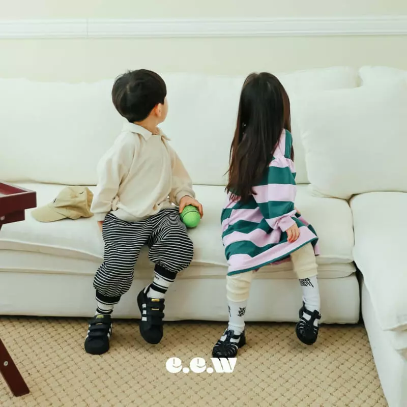 Wednesday - Korean Children Fashion - #Kfashion4kids - Boarder One-piece - 4
