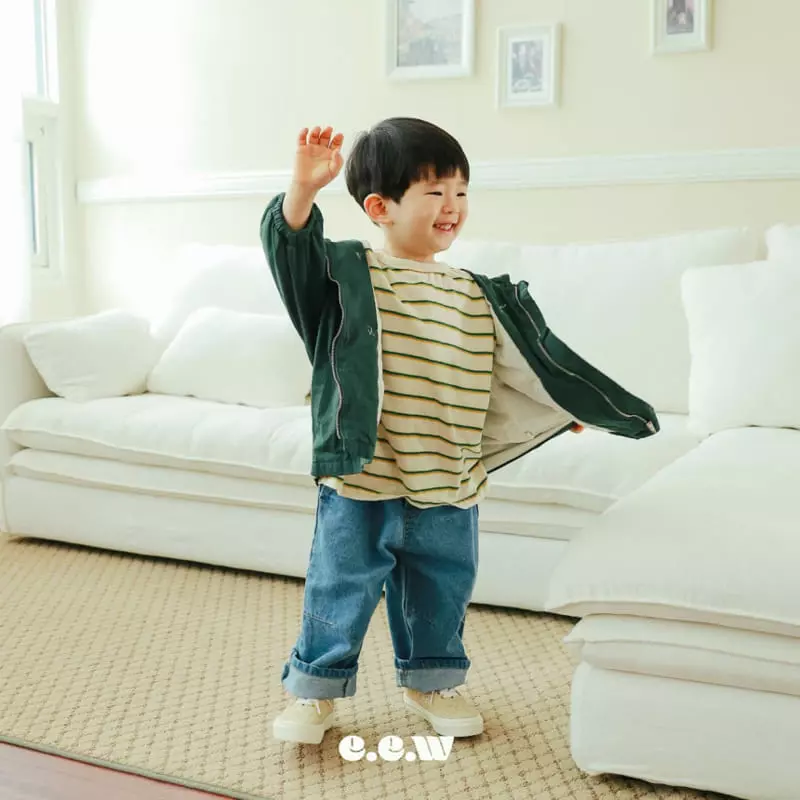 Wednesday - Korean Children Fashion - #prettylittlegirls - Boy Stripes Tee - 2