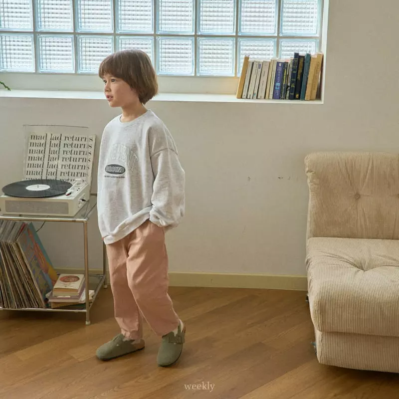 Weekly - Korean Children Fashion - #childofig - Ground Sweatshirt - 11