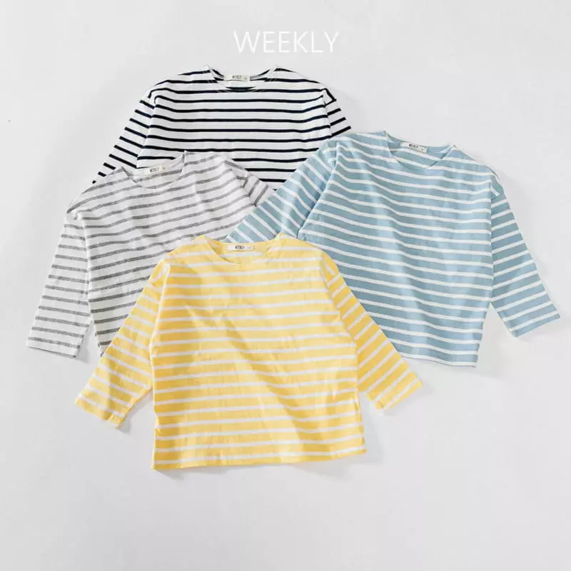 Weekly - Korean Children Fashion - #designkidswear - Saint Stripes Tee - 8