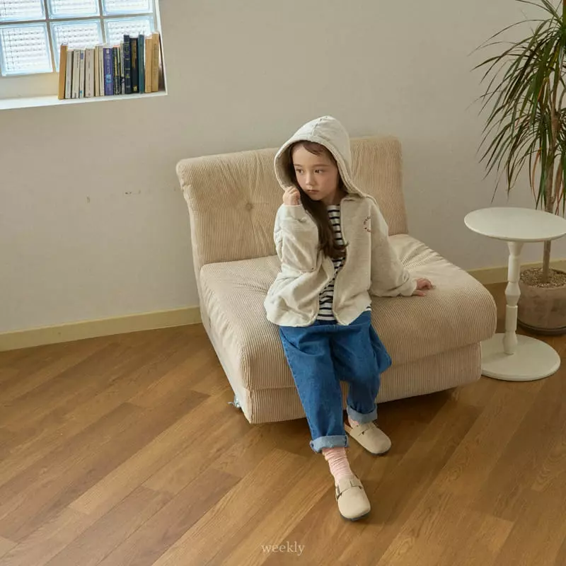 Weekly - Korean Children Fashion - #kidsshorts - Bon Embroidery Jumper - 4