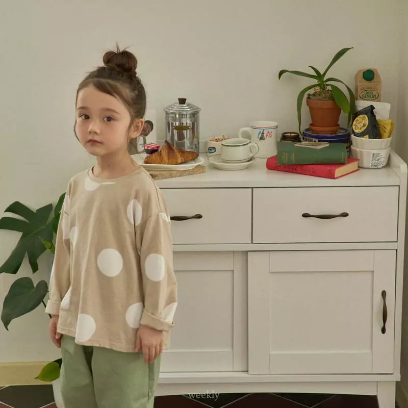 Weekly - Korean Children Fashion - #kidzfashiontrend - More Dot Tee - 3