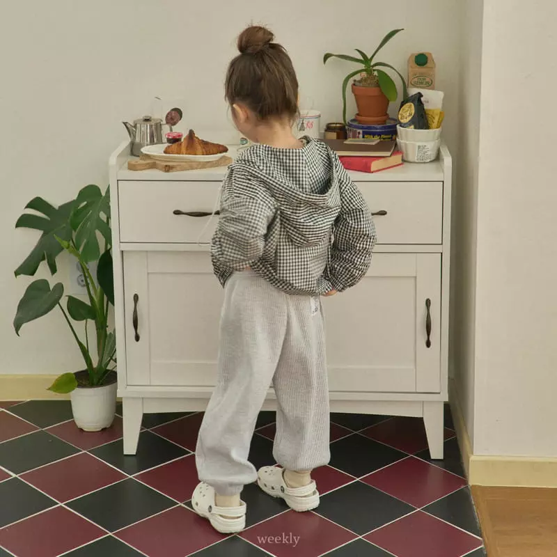 Weekly - Korean Children Fashion - #kidzfashiontrend - Smile Waffle Pants - 12