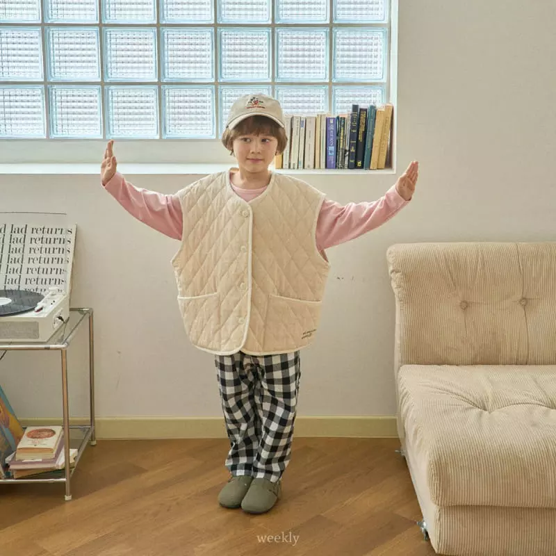 Weekly - Korean Children Fashion - #magicofchildhood - Morning Point Vest - 4