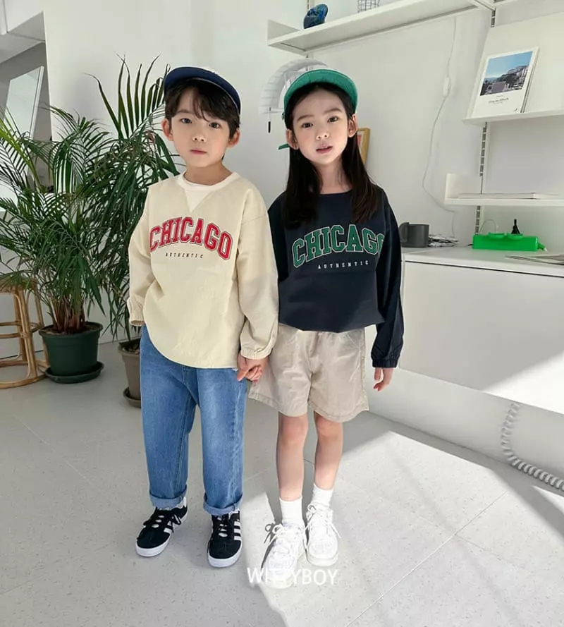 Witty Boy - Korean Children Fashion - #Kfashion4kids - Chicago Sweatshirt - 2