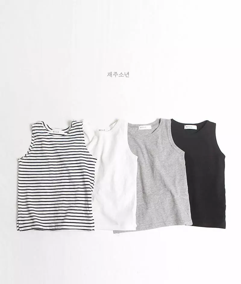 Witty Boy - Korean Children Fashion - #discoveringself - Inner Sleeveless - 9