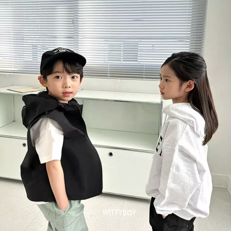 Witty Boy - Korean Children Fashion - #discoveringself - Belly Hoody Tee - 10