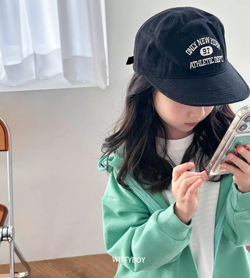 Witty Boy - Korean Children Fashion - #kidsshorts - Lettering Cap - 8