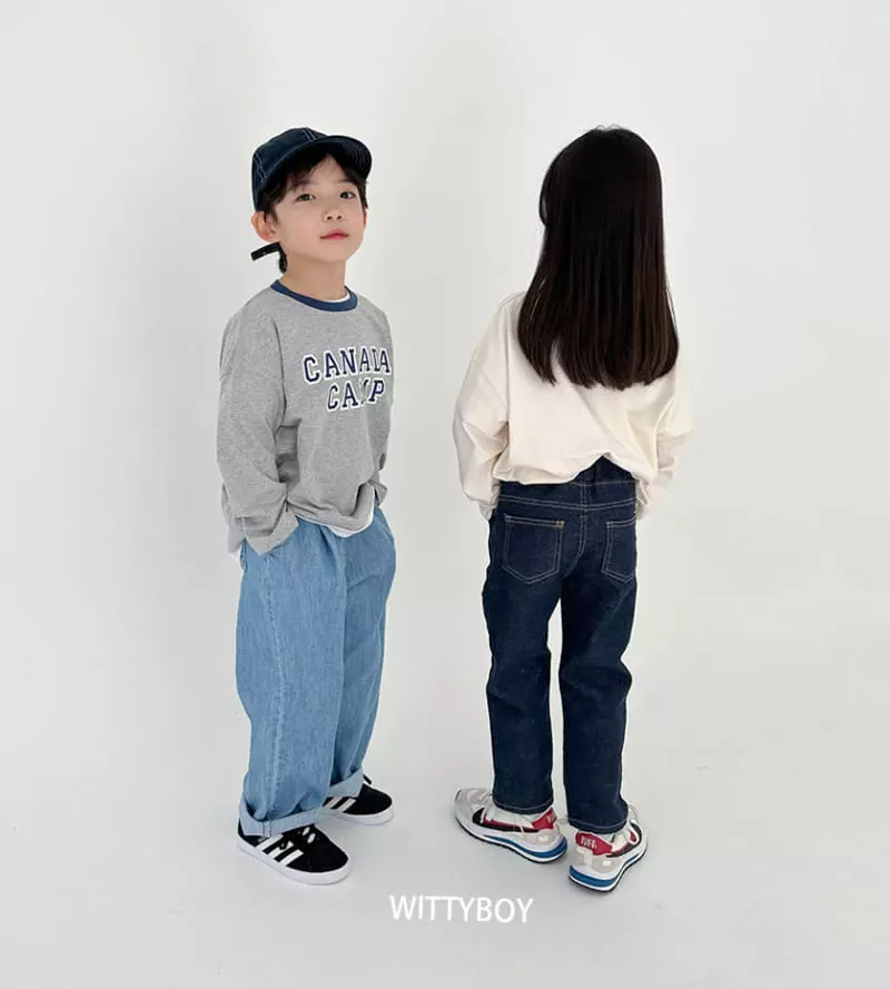 Witty Boy - Korean Children Fashion - #kidsstore - Shellbige Jeans - 11