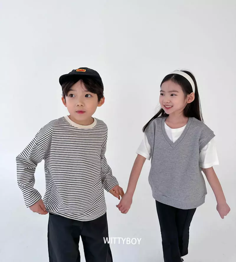 Witty Boy - Korean Children Fashion - #kidsstore - Uni Vest - 8