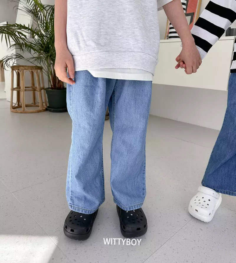 Witty Boy - Korean Children Fashion - #littlefashionista - Soft Jeans - 9