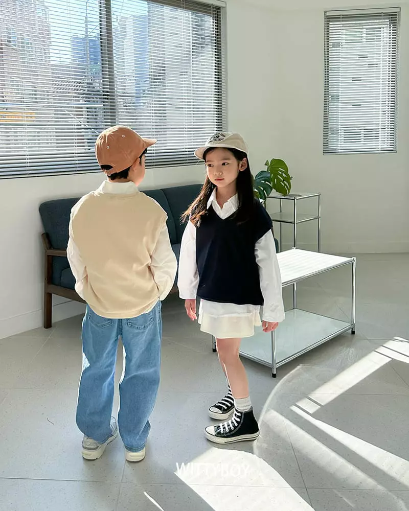 Witty Boy - Korean Children Fashion - #magicofchildhood - Andy Vest - 2