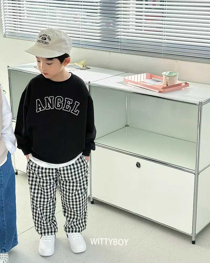 Witty Boy - Korean Children Fashion - #minifashionista - Angel Sweatshirt - 7