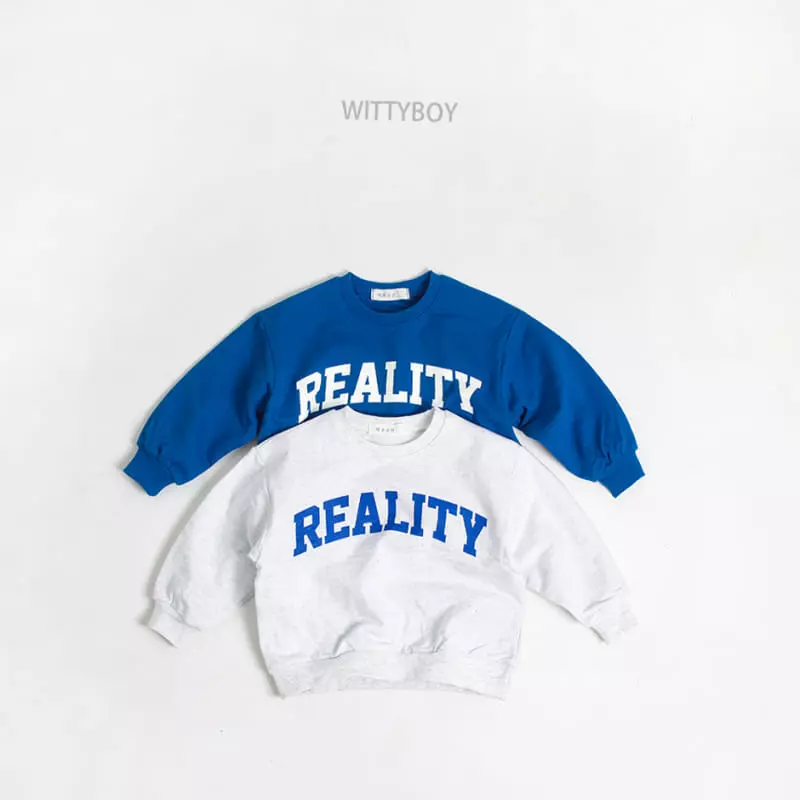 Witty Boy - Korean Children Fashion - #minifashionista - Reality Sweatshirt - 11