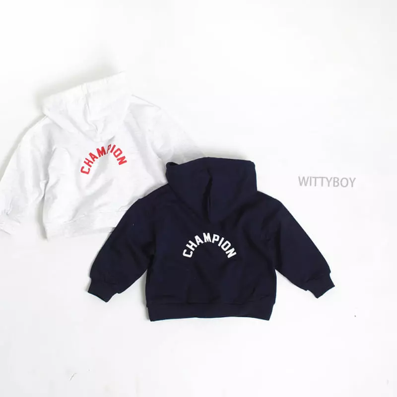 Witty Boy - Korean Children Fashion - #minifashionista - Champion Hoody