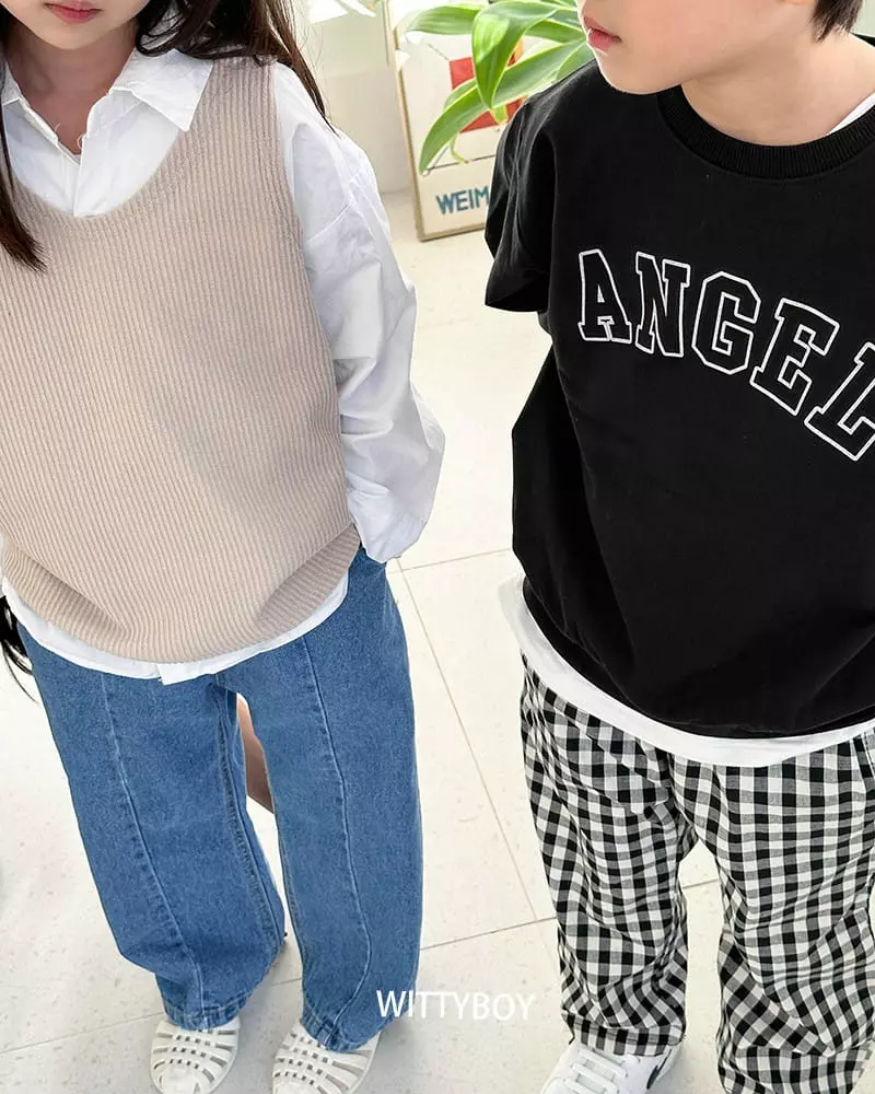 Witty Boy - Korean Children Fashion - #prettylittlegirls - Angel Sweatshirt - 8
