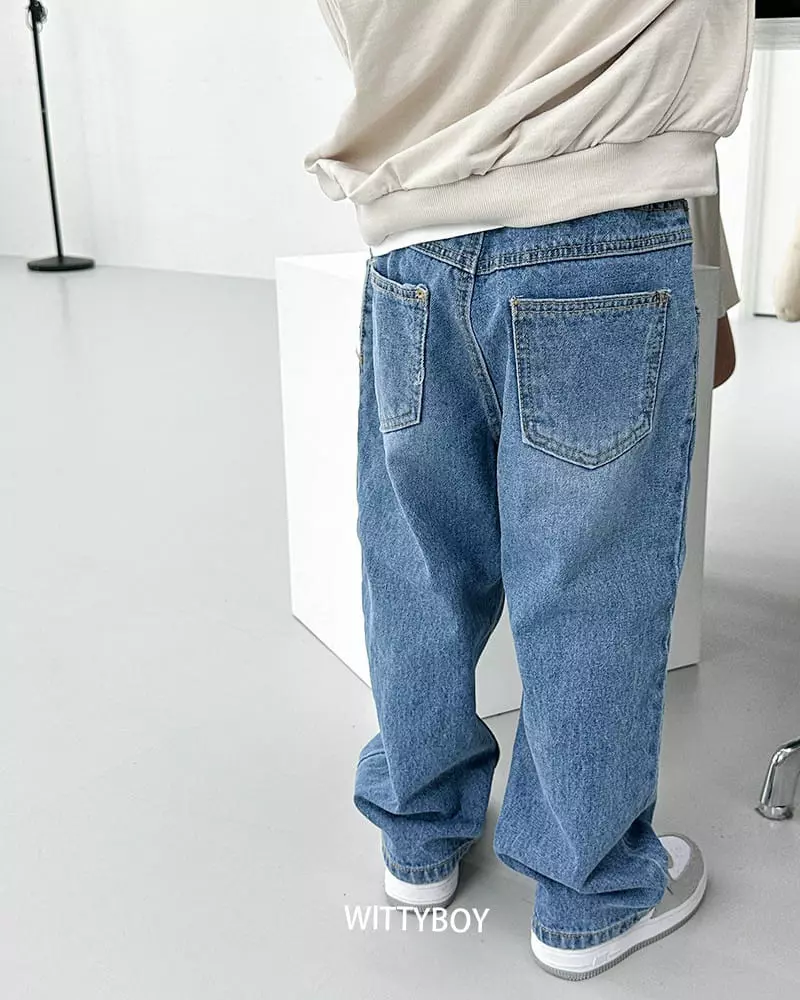Witty Boy - Korean Children Fashion - #prettylittlegirls - Signiture Jeans - 7