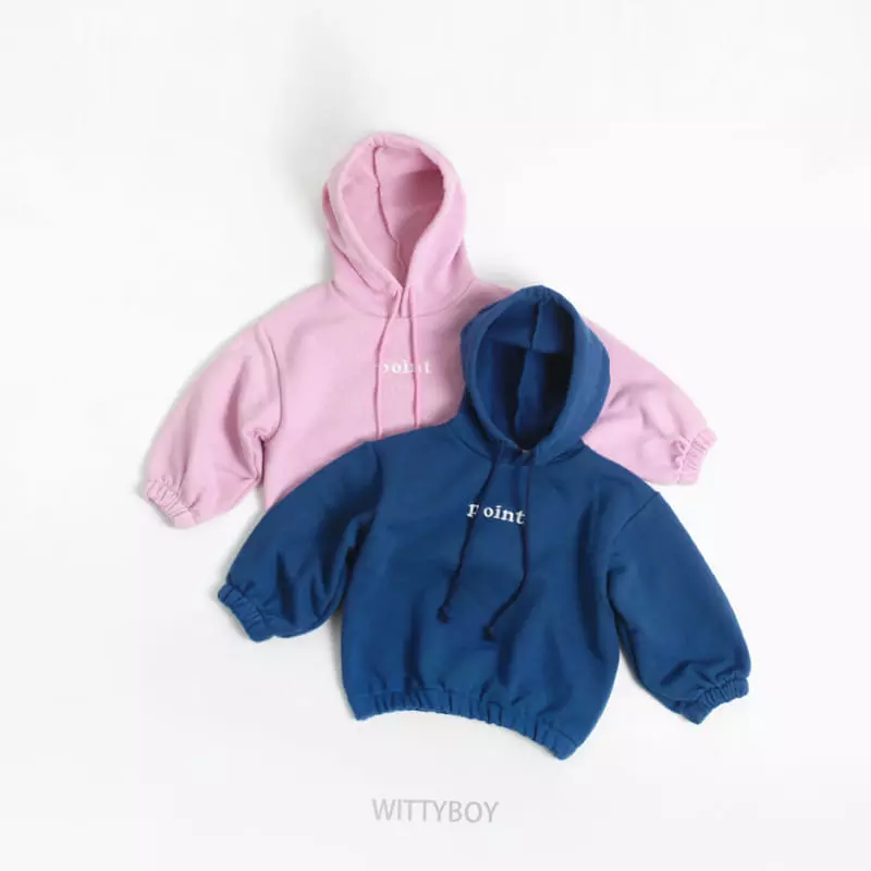Witty Boy - Korean Children Fashion - #todddlerfashion - Point Hoody - 10