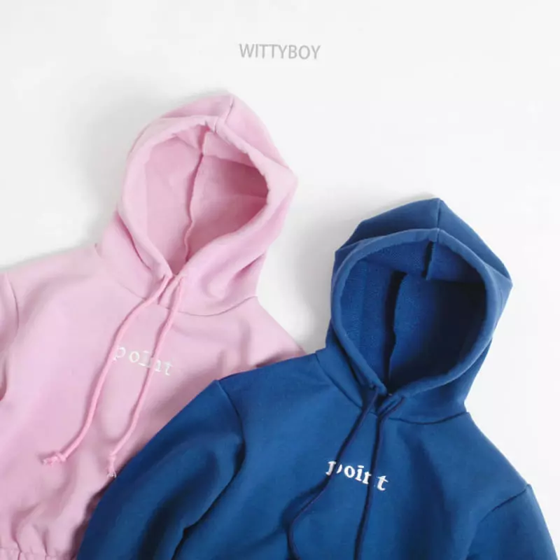 Witty Boy - Korean Children Fashion - #toddlerclothing - Point Hoody - 11