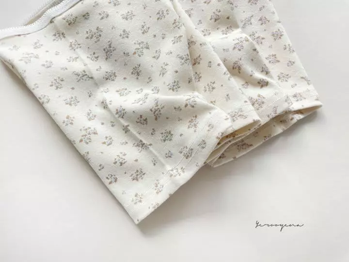 Yerooyena - Korean Children Fashion - #childrensboutique - Flower Leggings - 9
