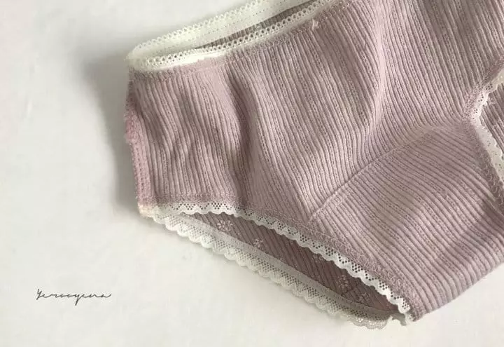 Yerooyena - Korean Children Fashion - #kidsshorts - Lace Flower Flower Underpants - 5