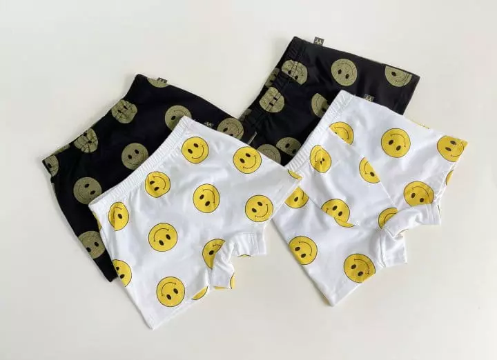 Yerooyena - Korean Children Fashion - #littlefashionista - Smile Draws Squre Underpants - 2