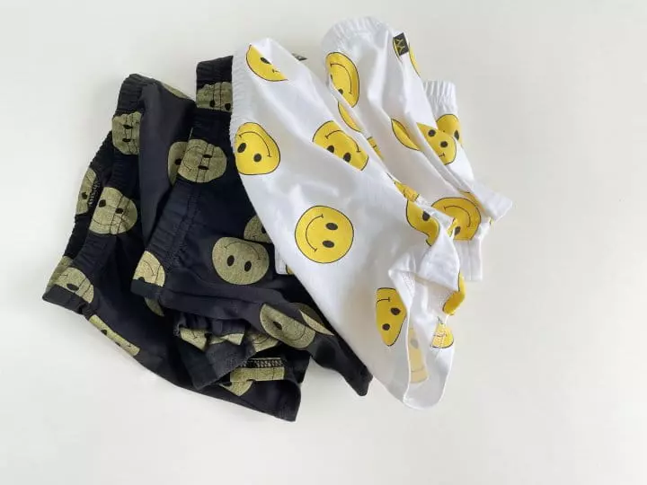 Yerooyena - Korean Children Fashion - #magicofchildhood - Smile Draws Squre Underpants - 3